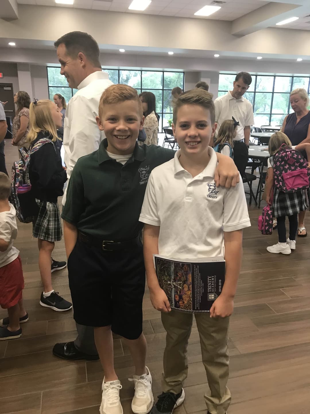 Drake and Talan in 6th grade