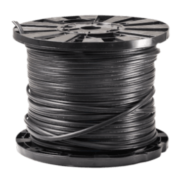 Spool of low-voltage landscape lighting cable
