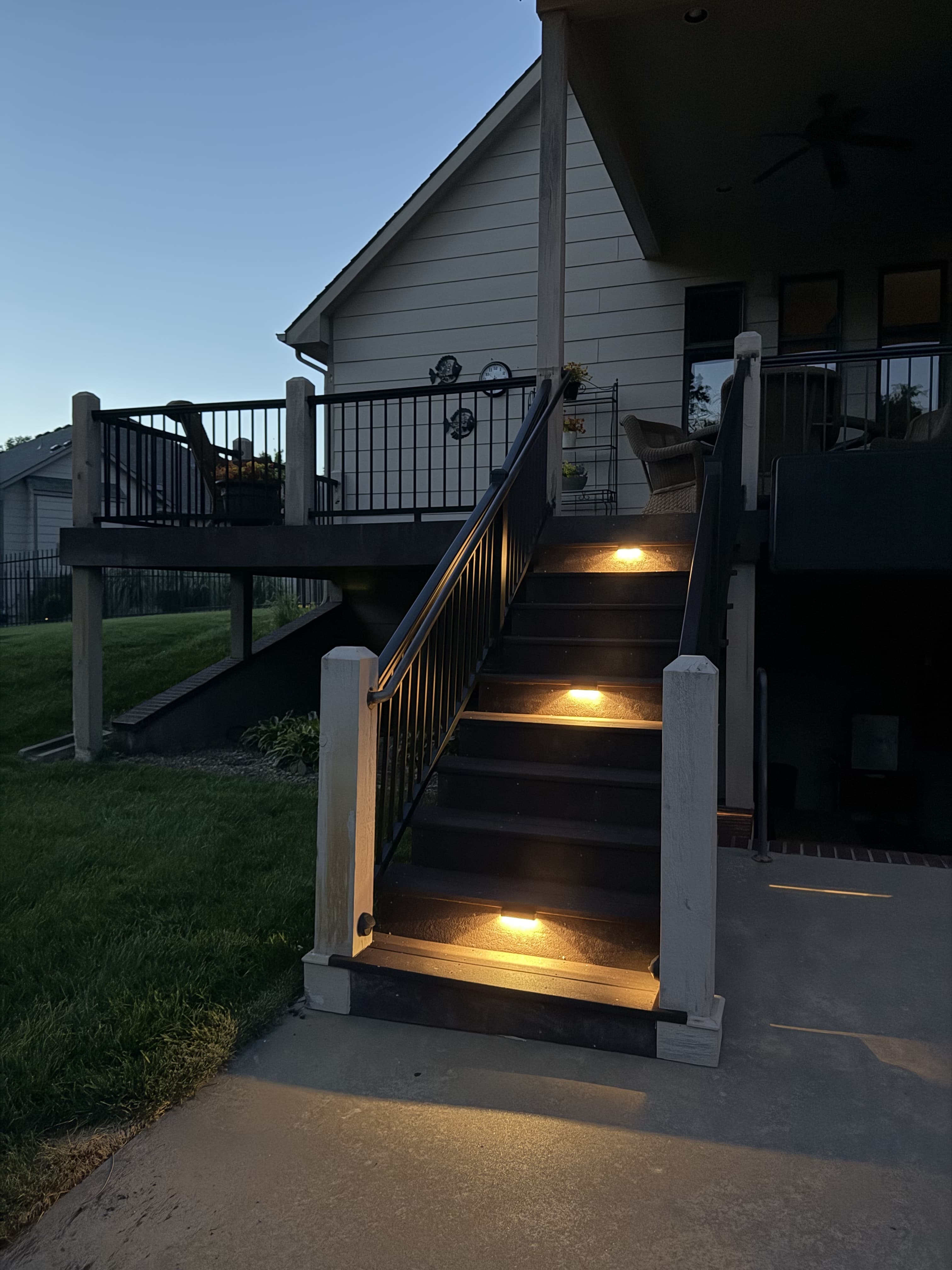 Reeds Cove poolside path and landscape lighting
