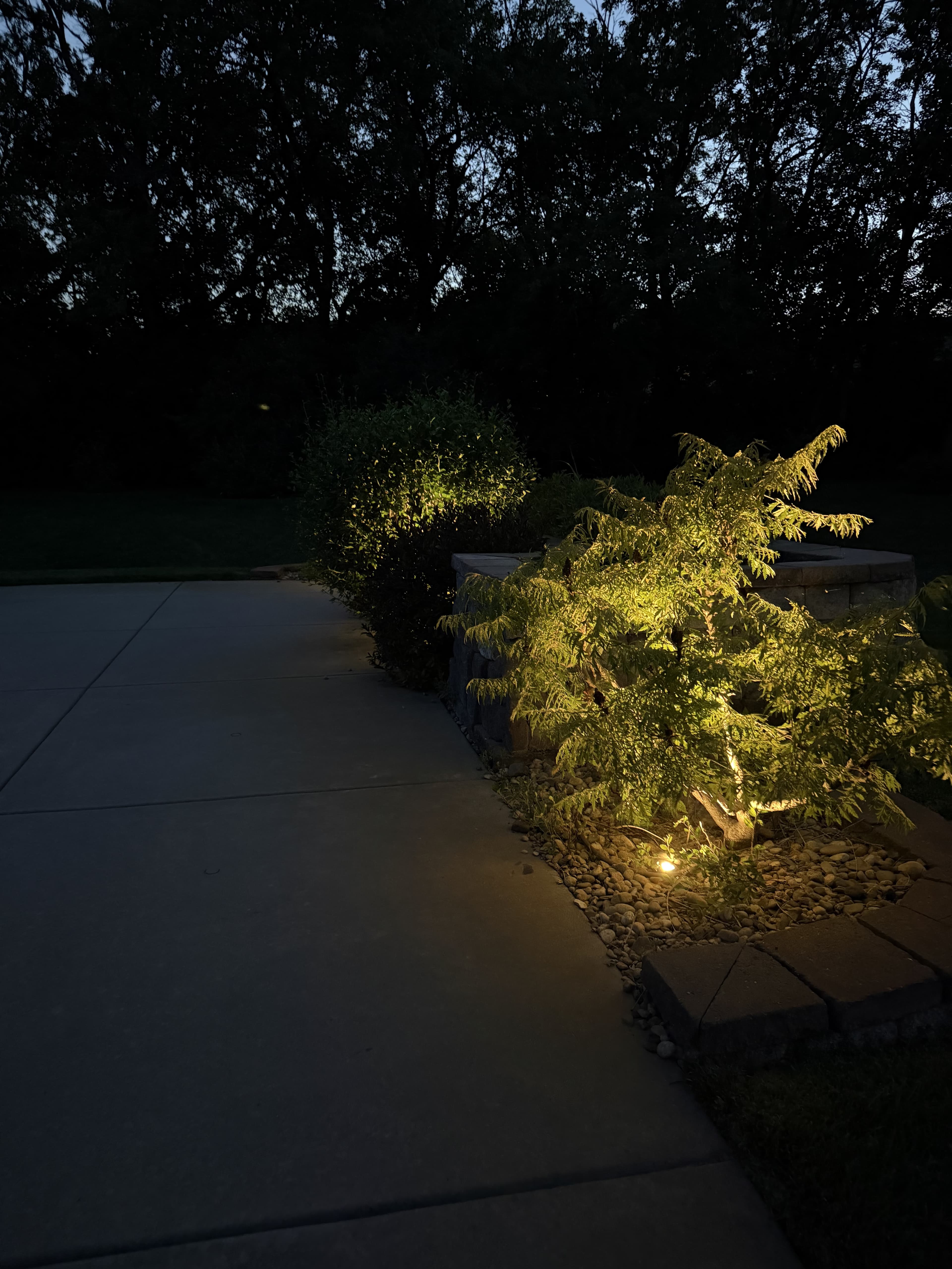 Reeds Cove landscape lighting around the home